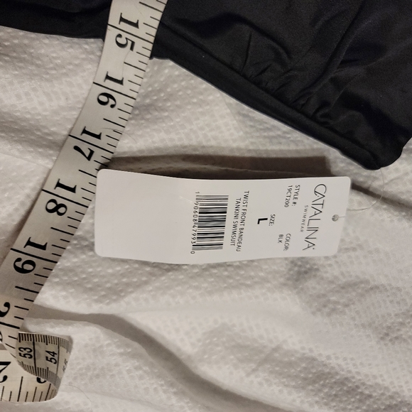 NWT CATALINA BUILT IN BRA TOP REMOVABLE STRAP SIZE LARGE - Picture 11 of 13